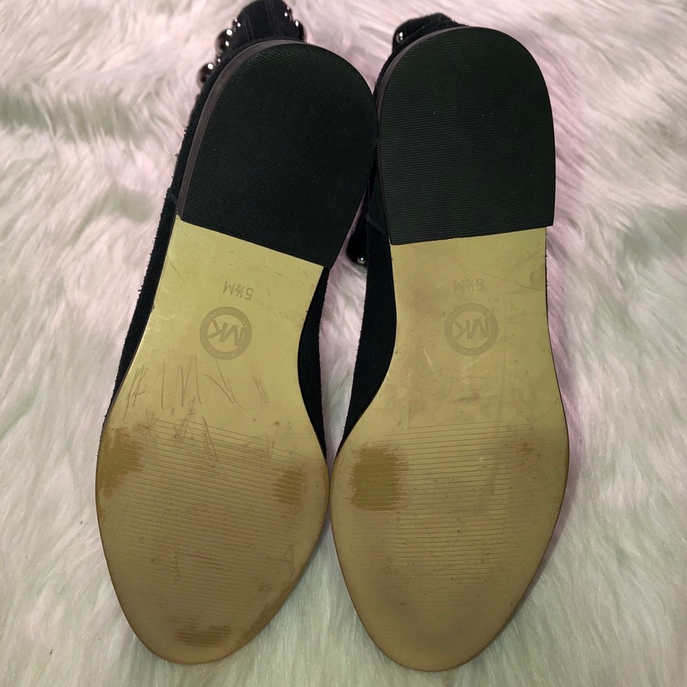 Michael Kors”Hayes”Sphere Stud Suede Booties-5.5 - Picture 12 of 12
